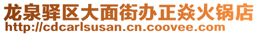 龍泉驛區(qū)大面街辦正焱火鍋店