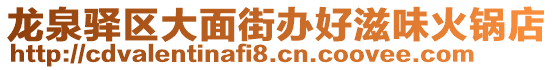 龍泉驛區大面街辦好滋味火鍋店