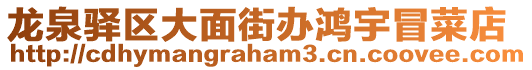 龍泉驛區(qū)大面街辦鴻宇冒菜店
