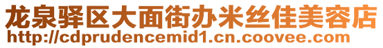 龍泉驛區(qū)大面街辦米絲佳美容店