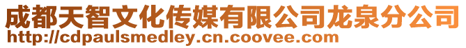 成都天智文化傳媒有限公司龍泉分公司