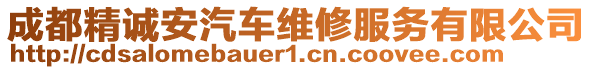 成都精誠(chéng)安汽車維修服務(wù)有限公司