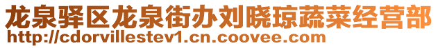 龙泉驿区龙泉街办刘晓琼蔬菜经营部