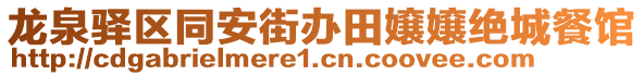 龍泉驛區(qū)同安街辦田嬢嬢絕城餐館