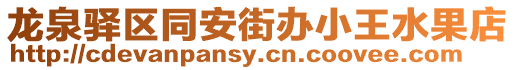 龍泉驛區同安街辦小王水果店