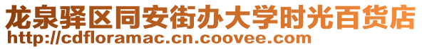 龍泉驛區(qū)同安街辦大學(xué)時(shí)光百貨店