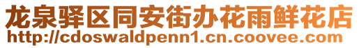 龍泉驛區同安街辦花雨鮮花店