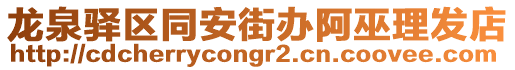 龍泉驛區(qū)同安街辦阿巫理發(fā)店