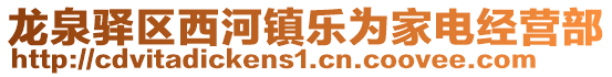 龍泉驛區西河鎮樂為家電經營部