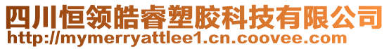 四川恒領(lǐng)皓睿塑膠科技有限公司