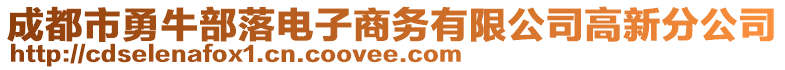 成都市勇牛部落電子商務(wù)有限公司高新分公司