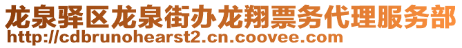 龍泉驛區(qū)龍泉街辦龍翔票務(wù)代理服務(wù)部