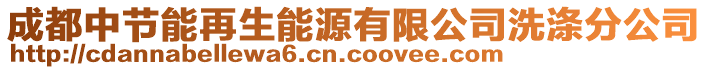 成都中節(jié)能再生能源有限公司洗滌分公司