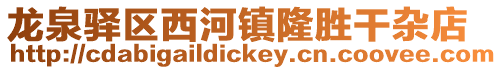 龍泉驛區西河鎮隆勝干雜店