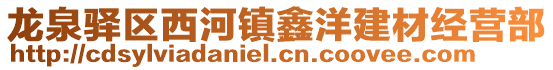 龍泉驛區(qū)西河鎮(zhèn)鑫洋建材經(jīng)營部