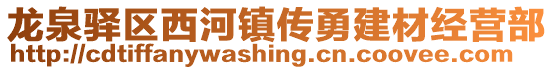 龍泉驛區(qū)西河鎮(zhèn)傳勇建材經(jīng)營部