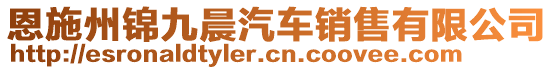 恩施州錦九晨汽車銷售有限公司