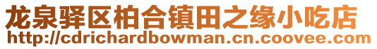 龍泉驛區柏合鎮田之緣小吃店