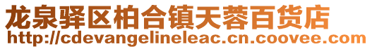 龍泉驛區(qū)柏合鎮(zhèn)天蓉百貨店