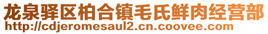 龍泉驛區(qū)柏合鎮(zhèn)毛氏鮮肉經(jīng)營部