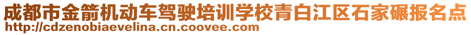 成都市金箭機動車駕駛培訓(xùn)學(xué)校青白江區(qū)石家碾報名點