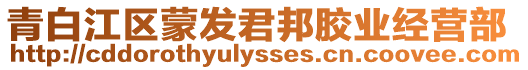 青白江區(qū)蒙發(fā)君邦膠業(yè)經(jīng)營部