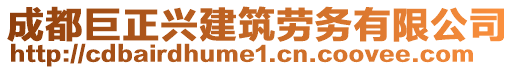 成都巨正興建筑勞務有限公司