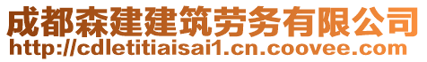 成都森建建筑勞務(wù)有限公司