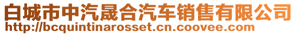白城市中汽晟合汽車銷售有限公司