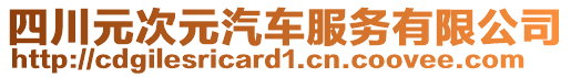 四川元次元汽車服務(wù)有限公司