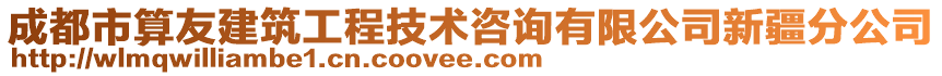 成都市算友建筑工程技术咨询有限公司新疆分公司