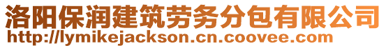 洛陽(yáng)保潤(rùn)建筑勞務(wù)分包有限公司