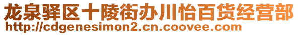 龙泉驿区十陵街办川怡百货经营部