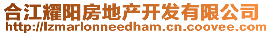 合江耀阳房地产开发有限公司