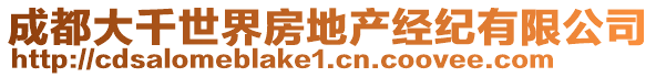 成都大千世界房地產(chǎn)經(jīng)紀(jì)有限公司