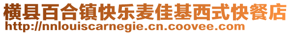 橫縣百合鎮(zhèn)快樂麥佳基西式快餐店