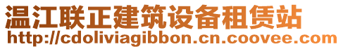 溫江聯(lián)正建筑設(shè)備租賃站