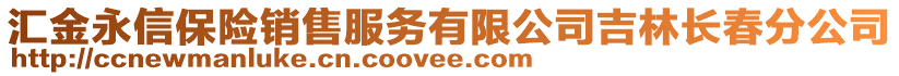 匯金永信保險銷售服務(wù)有限公司吉林長春分公司