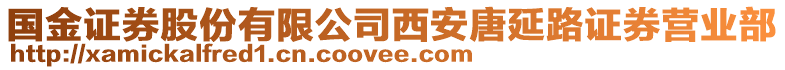 國(guó)金證券股份有限公司西安唐延路證券營(yíng)業(yè)部