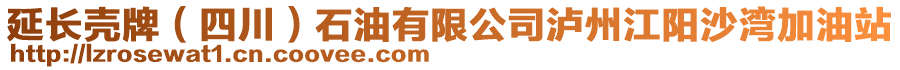 延長殼牌（四川）石油有限公司瀘州江陽沙灣加油站