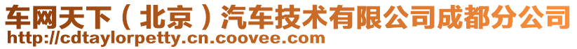 車網(wǎng)天下（北京）汽車技術(shù)有限公司成都分公司