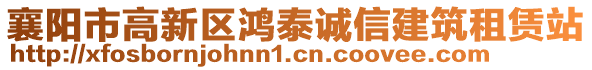 襄陽(yáng)市高新區(qū)鴻泰誠(chéng)信建筑租賃站