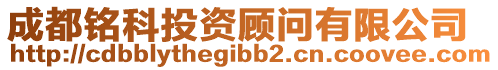 成都銘科投資顧問有限公司