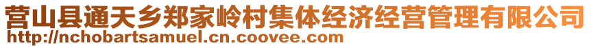 營山縣通天鄉(xiāng)鄭家?guī)X村集體經(jīng)濟經(jīng)營管理有限公司