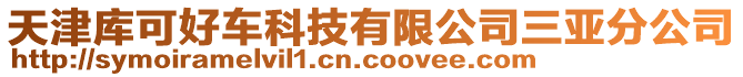 天津庫可好車科技有限公司三亞分公司