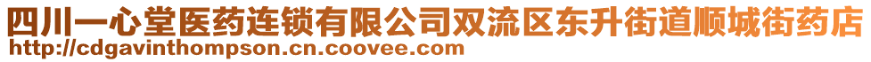 四川一心堂醫(yī)藥連鎖有限公司雙流區(qū)東升街道順城街藥店