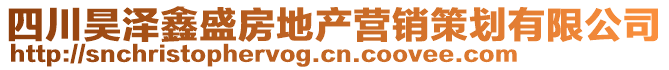 四川昊澤鑫盛房地產(chǎn)營銷策劃有限公司