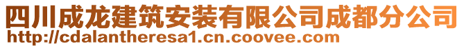 四川成龍建筑安裝有限公司成都分公司