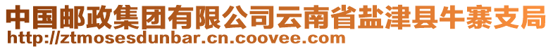 中國(guó)郵政集團(tuán)有限公司云南省鹽津縣牛寨支局