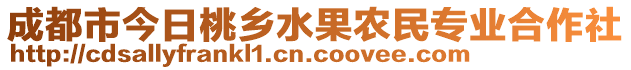 成都市今日桃鄉(xiāng)水果農(nóng)民專(zhuān)業(yè)合作社